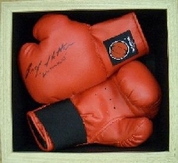 Framed Boxing Gloves
